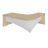 Mesa para Escritório Diretor em L Tamburato e Elegante - 3