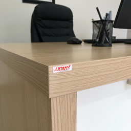 Mesa para Escritório Diretor em L Tamburato e Elegante - 6