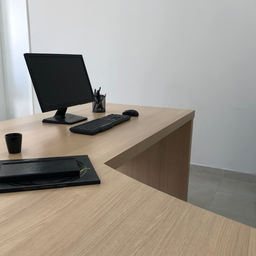 Mesa para Escritório Diretor em L Tamburato e Elegante - 8