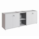 Ver imagem 6 de Armário Escritório F5 Office 4 Portas 2 Prateleiras MDP 200cm Cinza F5 Office