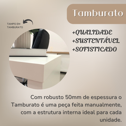 Mesa de Apoio Extensão do Espaço de Trabalho Tamburato  - 9