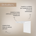 Ver imagem 7 de Mesa de Apoio Extensão do Espaço de Trabalho Tamburato