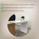 Ver mais imagens de Mesa de Apoio Extensão do Espaço de Trabalho Tamburato 89cm Branco Artany