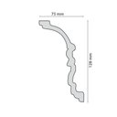 Ver imagem 3 de Rodateto Isabell Perfil de Poliestireno Homestar Branco