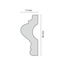 Ver imagem 3 de Roda Teto Perfil de Poliestireno U40 Branco Homestar
