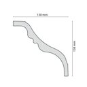 Ver imagem 2 de Roda Teto Perfil de Poliestireno UP237 Branco Homestar