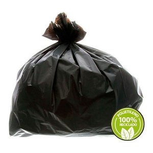 Saco de Lixo 240 Litros Preto Reforçado 100un Cor:preto