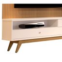 Ver imagem 6 de Rack com Painel para TV até 75 Polegadas com Led Ripado Impressão Pés Madeira Maciça