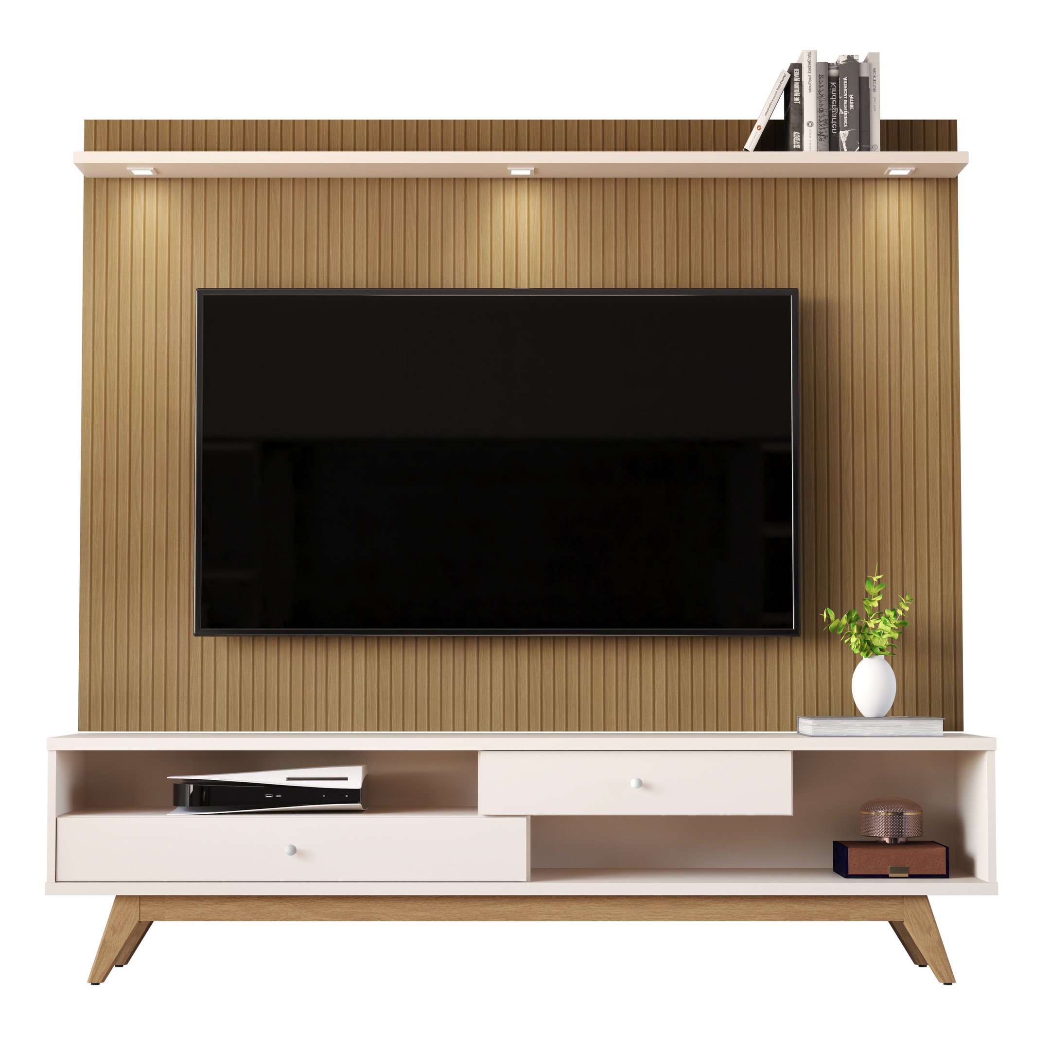 Estante Home Theater para TV até 75 Polegadas com Led Home 5232 - 2