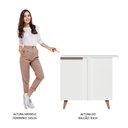 Ver imagem 6 de Balcão Armário de Cozinha de Canto 1 Porta Branco Reims Madesa