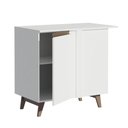 Ver imagem 5 de Balcão Armário de Cozinha de Canto 1 Porta Branco Reims Madesa