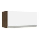 Ver imagem 1 de Armário de Cozinha Aéreo 70 cm 1 Porta Basculante Rustic/Branco Glamy Madesa