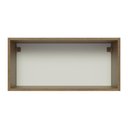 Ver mais imagens de Armário de Cozinha Aéreo 70 cm 1 Porta Basculante Rustic/Branco Glamy Madesa