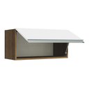 Ver imagem 6 de Armário de Cozinha Aéreo 70 cm 1 Porta Basculante Rustic/Branco Glamy Madesa