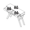 Ver imagem 4 de Aparador para Sala de Estar 1 Gaveta JB 4499 Bechara