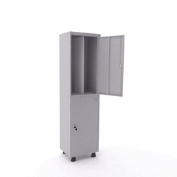 Armário Guarda Volume Locker Roupeiro 2 Portas Aço 50cmx193cm  - 1