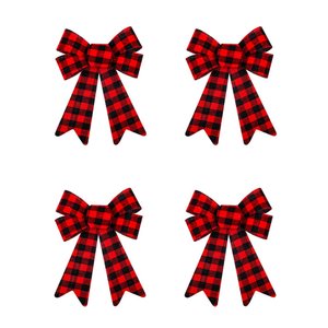 Laço de Cabelo com Clip Xadrez Plaid-minimalista-baby – MiniMalista Baby