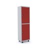 Armário Guarda Volume Locker Roupeiro 2 Portas Aço 50cmx193cm  - 1
