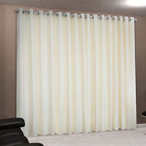 Cortina Roma Para Sala e Quarto 4,00 x 2,50 Admirare: Creme
