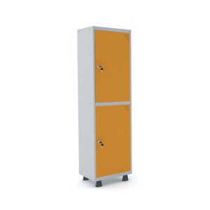 Armário Guarda Volume Locker Roupeiro 2 Portas Aço 50cmx193cm 