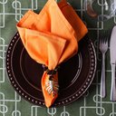 Ver imagem 2 de Kit Jogo Americano 8 Lugares Mesa Posta Verde Cordas 52x36cm