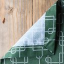 Ver imagem 4 de Kit Jogo Americano 8 Lugares Mesa Posta Verde Cordas 52x36cm