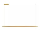 Ver imagem 1 de Pendente Linear Recta Dourado Ono 12w 3000k 1350lm C120cm Spotline