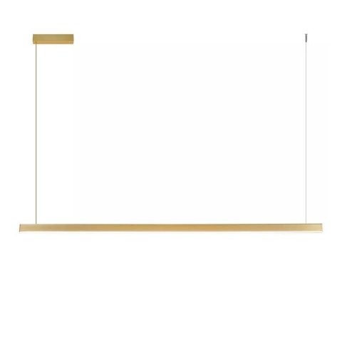 Pendente Linear Recta Dourado Ono 12w 3000k 1350lm C120cm Spotline