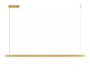 Ver imagem 1 de Pendente Linear Recta Dourado Ono 12w 3000k 1350lm C120cm Spotline
