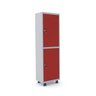 Armário Guarda Volume Locker Roupeiro 2 Portas Aço 50cmx193cm  - 1