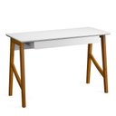 Ver imagem 1 de Escrivaninha com Gaveta Home Office 125cm Taurus Patrimar Branco