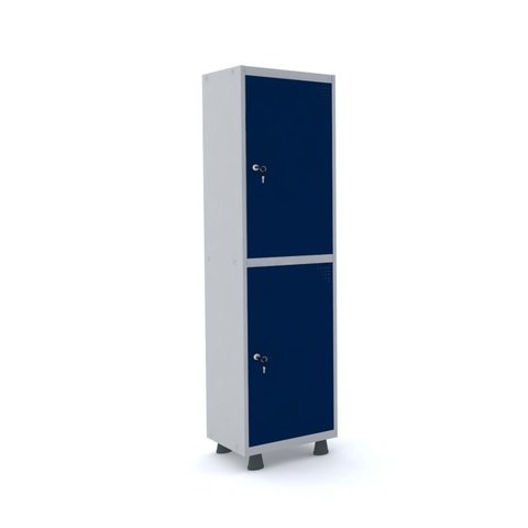Armário Guarda Volume Locker Roupeiro 2 Portas Aço 50cmx193cm 