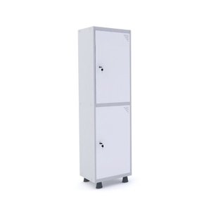 Armário Guarda Volume Locker Roupeiro 2 Portas Aço 50cmx193cm 