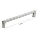 Ver imagem 3 de Kit 25 Puxadores Alça para Móveis 128mm Mano Steel Zamac Portas Gavetas Armários Cozinha Closet