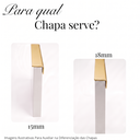 Ver imagem 6 de Kit 5 Puxador Porta Gavet Móveis Cozinha Drop Alumínio 125mm - Ouro