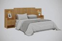 Ver imagem 1 de Cabeceira Casal/queen Rubi 100%mdf Cinamomo - D Doro