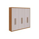 Ver imagem 7 de Guarda Roupa 6 Portas 5 Gavs Áries Lopas Amêndoa