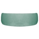 Ver imagem 7 de Sofá Curvo 3 Lugares Sala de Estar Recepção Noruega 200cm Suede - Amarena Móveis Doce Sonho Móveis S