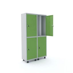 Armário Guarda Volume Locker Roupeiro 4 Portas Aço 100cmx193cm  - 1