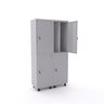 Armário Guarda Volume Locker Roupeiro 4 Portas Aço 100cmx193cm  - 1