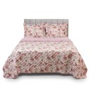 Ver imagem 5 de Kit Cobre-Leito Soft Madri Casal Queen Dupla Face – 3 Peças:Rosê Escuro