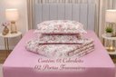 Ver imagem 3 de Kit Cobre-Leito Soft Madri Casal Queen Dupla Face – 3 Peças:Rosê Escuro