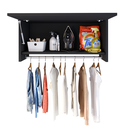 Ver imagem 4 de Armário Multiuso Suspenso com Cabideiro Delta:preto