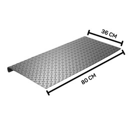 Rampa Acessibilidade para Degrau 80x36x4 Cm Anti-derrapante - 2