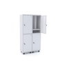 Armário Guarda Volume Locker Roupeiro 4 Portas Aço 100cmx193cm  - 1
