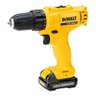 Furadeira Elétrica Parafusadeira Dewalt Dcd700lc1 Sem Fio 1500rpm Amarelo 110v/220v 12v - 1