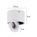 Ver imagem 3 de Spot Led Sobrepor Skel 7w 3000k 360° Branco 6316 Nordecor