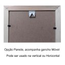 Ver imagem 4 de Kit 12 Molduras Quadros 6-10x15 + 4-13x18 + 2-20x25 com Vidro:Preto/Parede (Gancho Móvel)