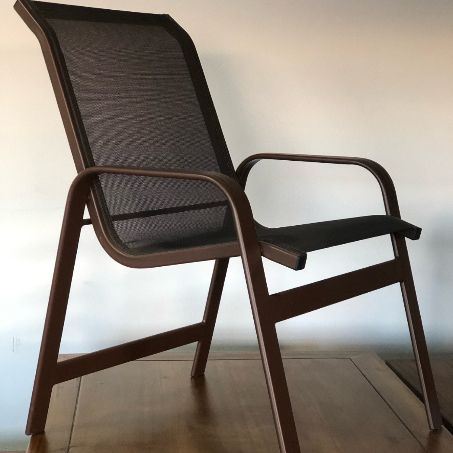 Cadeira para Jardim em Alumínio e Tela Sling Lótus Voratto Móveis - 7