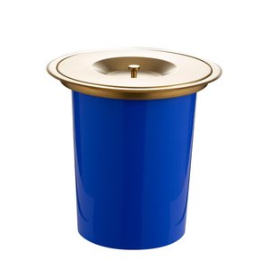 Lixeira de Embutir Para Bancada 8 Litros Aço Inox 304 Pingoo.casa - Dourado